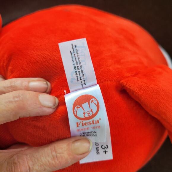 Kool-Aid Man Plush Stuffed Toy 17” Red by Fiesta Toys - Picture 8 of 9